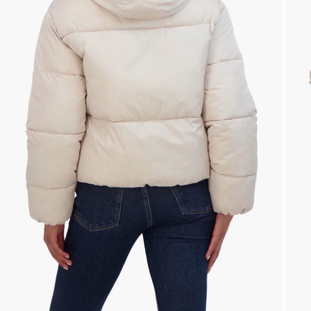 Sebby Cream Puffer Jacket